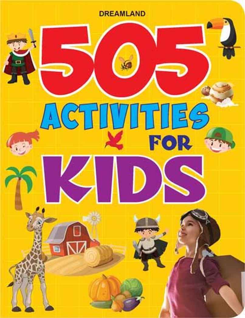 505 Activities For Kids Age 4+ With Fun Educational Activities-Mazes,Colouring, Word Search,Puzzles