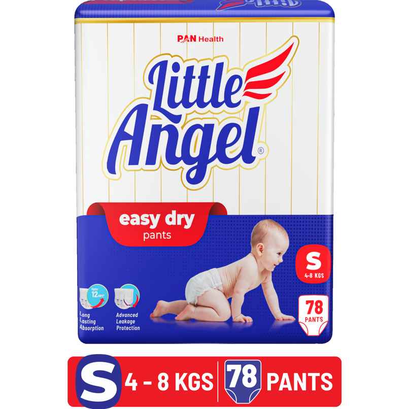 Little Angel Easy Dry Pull-Up Pant Style Diaper | S | 78 pcs