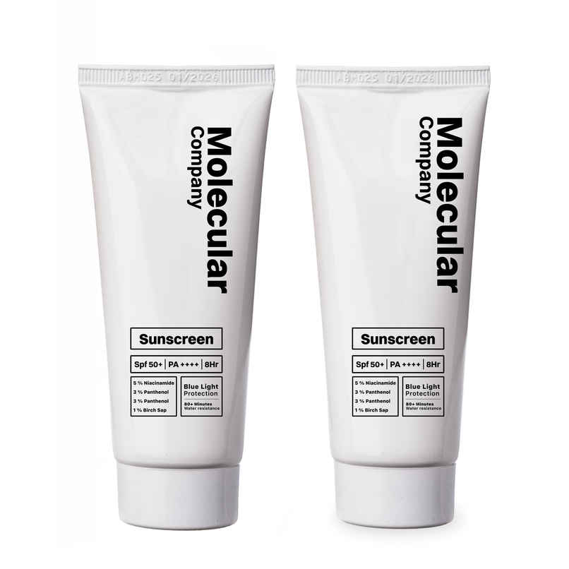 Molecular Company Sunscreen SPF 50+ PA++++ For Tan Free and Glowing Skin Molecular Company Sunscreen SPF 50+ PA++++ For Tan Free and Glowing Skin
