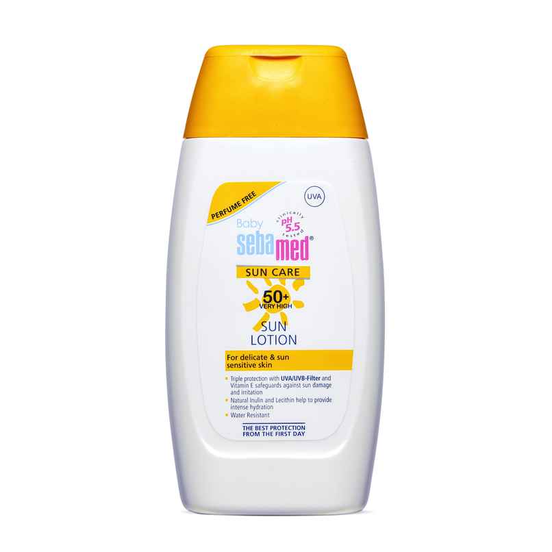 Baby Sebamed Sun Lotion | pH 5.5 | Protection from UV rays | Water & Sweat resistant Baby Sebamed Sun Lotion | pH 5.5 | Protection from UV rays | Water & Sweat resistant