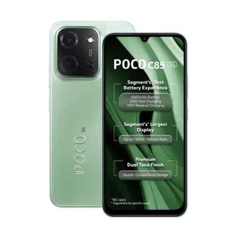 POCO C85 5G Spring Green | 6GB RAM | 128GB ROM