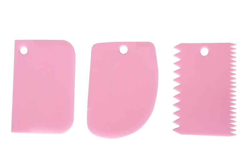 Silicone 3 Pc Baking Scrapper | Assorted