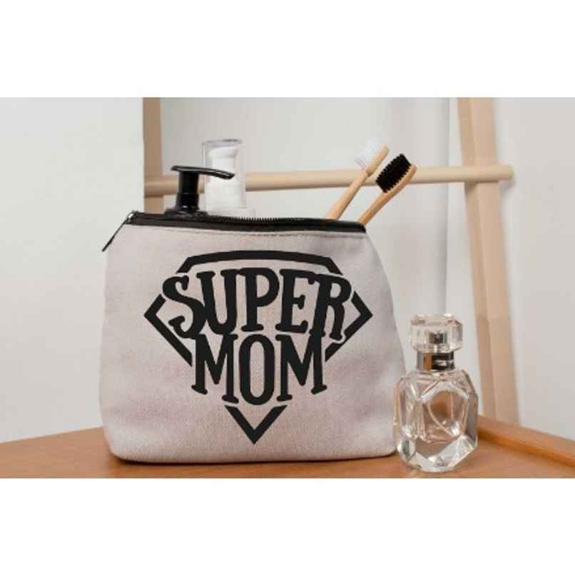 Super Mom Canvas Pouch | Mad Over Print Super Mom Canvas Pouch | Mad Over Print