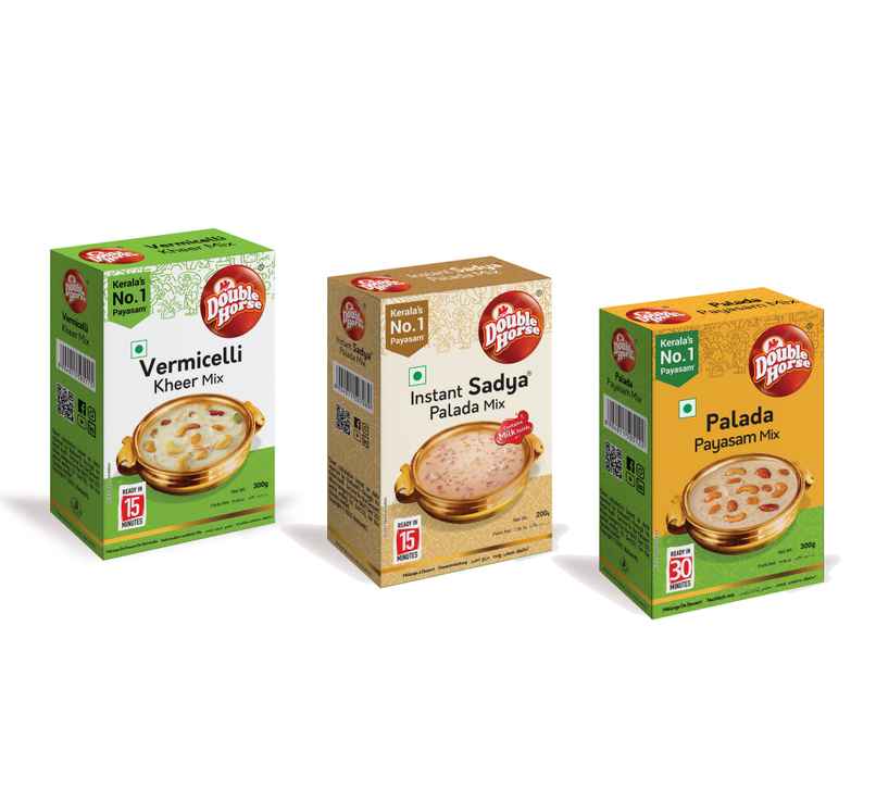 Double Horse Sweet Surprise Kheer Payassam Dessert Mix Combo Pack Of 3 Double Horse Sweet Surprise Kheer Payassam Dessert Mix Combo Pack Of 3