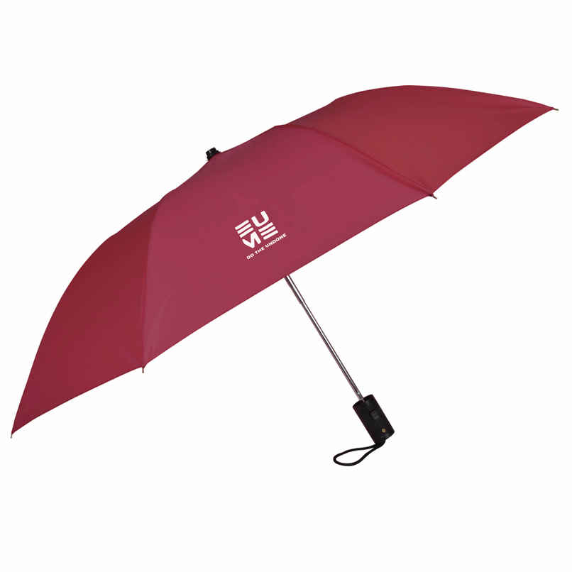 EUME Leatrix 21 Inch 2 Fold Auto-Open Lemon Umbrella | Maroon