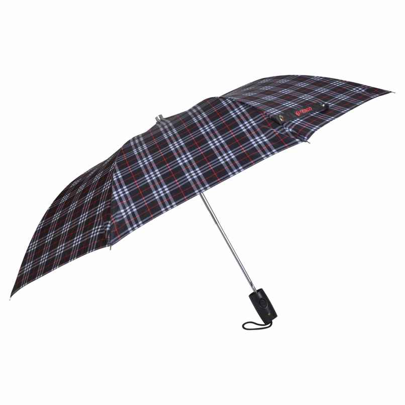 Fendo Emmott 2 Fold Auto Open 24.5 Inch Sun & Rainproof Regular Umbrella| Blue Checks Fendo Emmott 2 Fold Auto Open 24.5 Inch Sun & Rainproof Regular Umbrella| Blue Checks