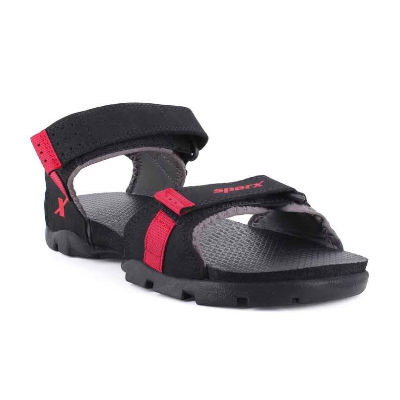 Sparx Sandal SS-109 Black & Red For Men - 7
