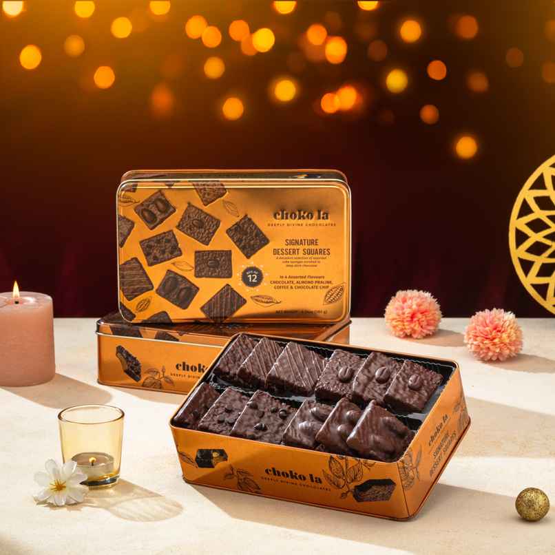 Chokola Signature Dessert Square Chocolate Hamper | Assorted Chocolates Chokola Signature Dessert Square Chocolate Hamper | Assorted Chocolates