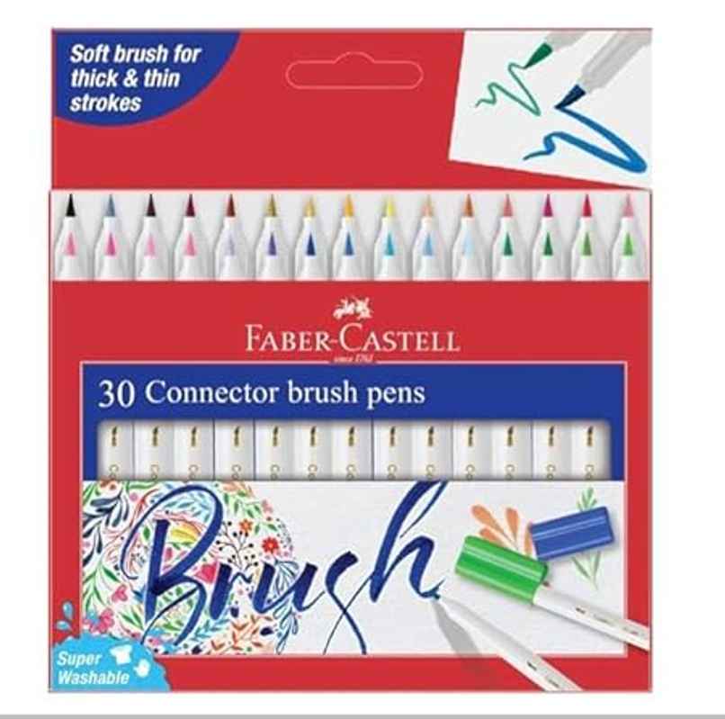Faber-Castell 153030 Connector Brush Pens | Assorted