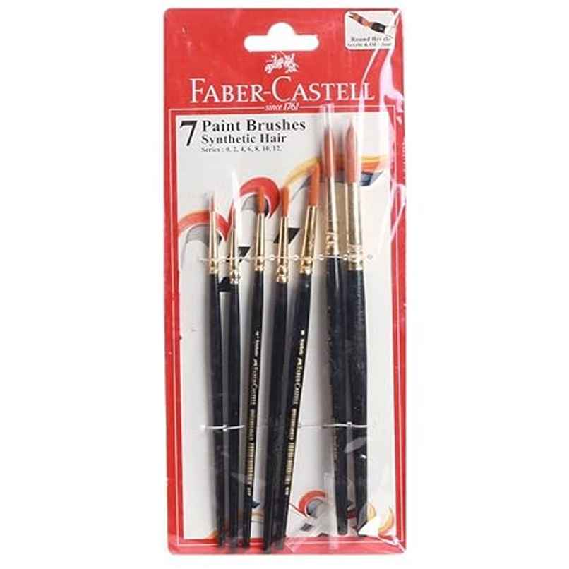 Faber-Castell Paint Brush Synthetic Hair Round | Assorted Faber-Castell Paint Brush Synthetic Hair Round | Assorted