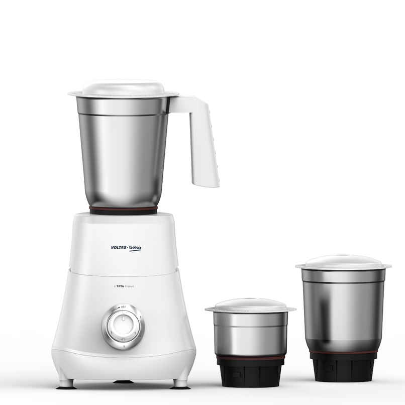 Voltas Beko A Tata Product Mixer Grinder With Grindx Technology G5003Hp | Wh | 500 W | 3 Jar | White