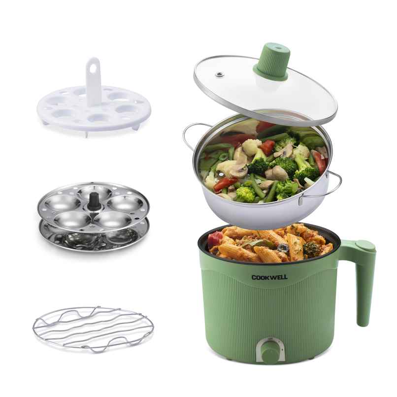 Cookwell Multi Purpose Kettle | 600 W | 1.5 L | Green