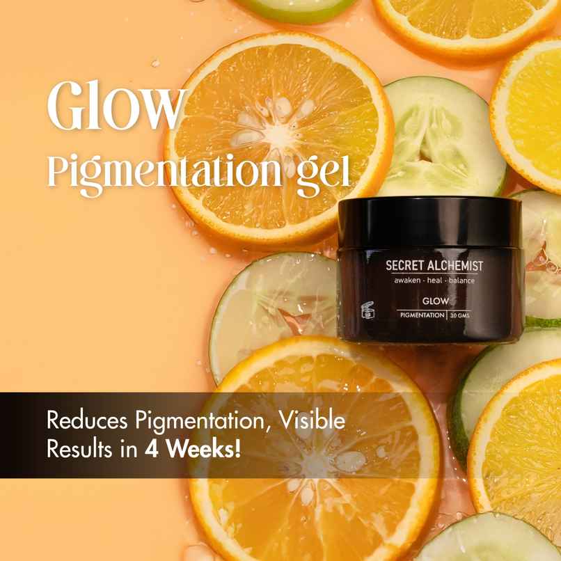 Secret Alchemist Glow Face Gel for Pigementation & Even Skin Tone with Vitamin C & Cucumber