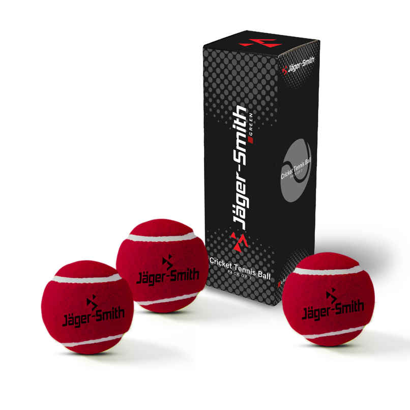 Jager Smith Cricket Tennis Ball | Red Jager Smith Cricket Tennis Ball | Red