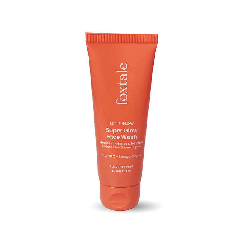 Foxtale Vitamin C Super Glow Face Wash with Papaya Enzyme Foxtale Vitamin C Super Glow Face Wash with Papaya Enzyme