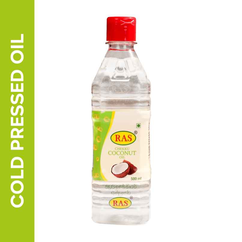 Ras Chekku Coconut Oil Bottle - Cold Pressed Oil Ras Chekku Coconut Oil Bottle - Cold Pressed Oil
