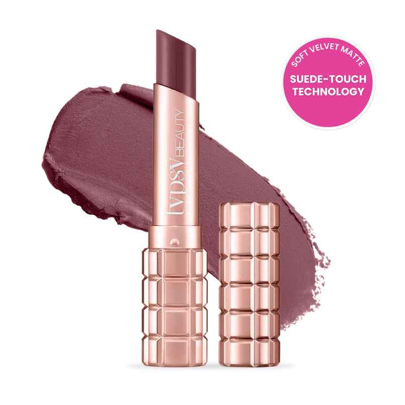 Typsy Beauty Cocoa Peptide Velvet Matte Lipstick Mocha Mauve Deep