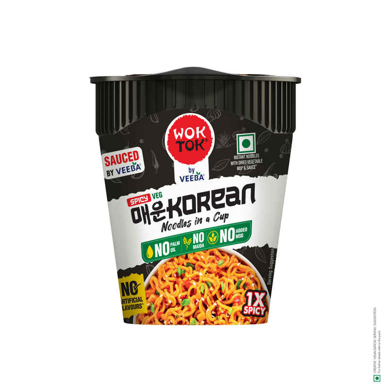 Wok Tok by Veeba Spicy Korean Noodles in a Cup