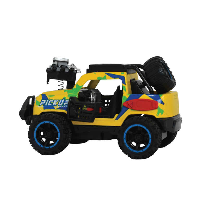 Tak Tak Toys Die Cast Off Road Monster Car with Metal Body 2 Seater Openable Doors Yellow Tak Tak Toys Die Cast Off Road Monster Car with Metal Body 2 Seater Openable Doors Yellow