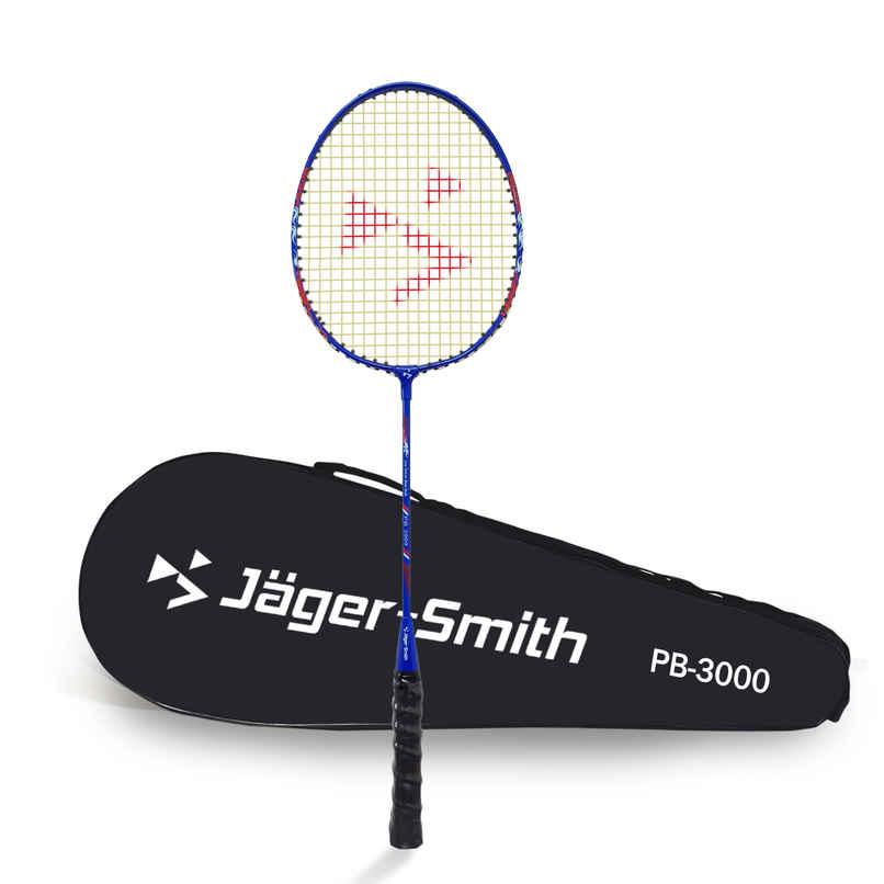 Jager Smith PB 3000 Full Cover Badminton Racquet | Blue Jager Smith PB 3000 Full Cover Badminton Racquet | Blue
