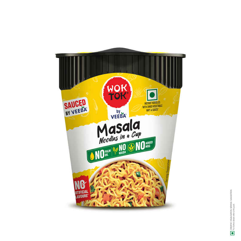 Wok Tok by Veeba Masala Noodles in a Cup Wok Tok by Veeba Masala Noodles in a Cup