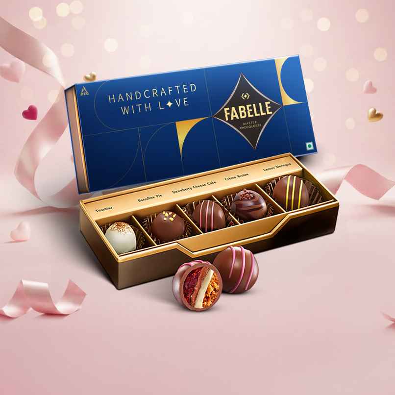 Fabelle Dessert Collection-5 Handcrafted Dessert Inspired Chocolate Truffles