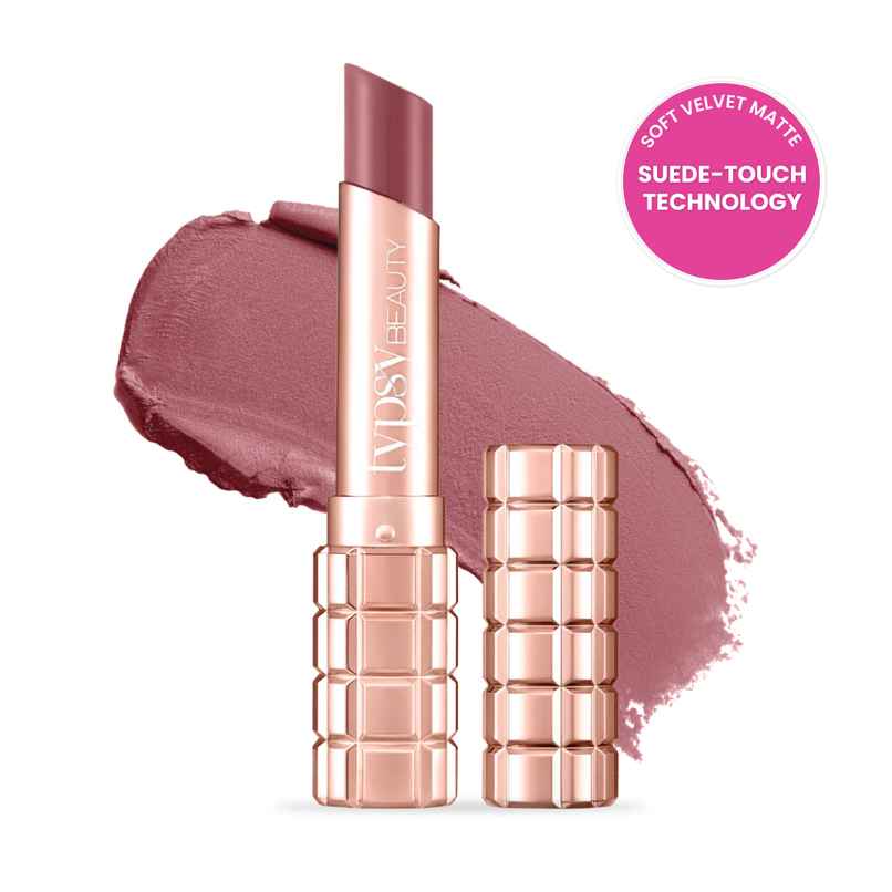 Typsy Beauty Cocoa Peptide Velvet Matte Lipstick Mocha Mauve Medium | Lightweight, Hydrating