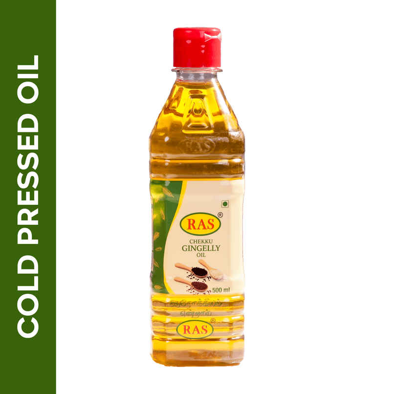 Ras Chekku Gingelly Oil Bottle - Cold Pressed Oil
