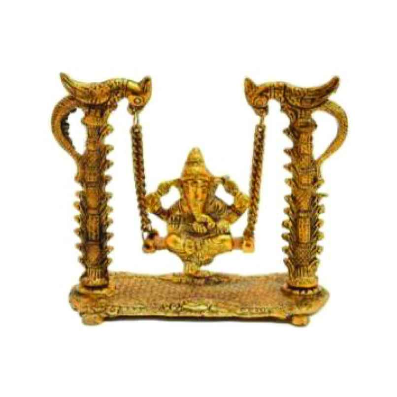 Palna Jhula Ganesh | Gold Polish | Devnidhi