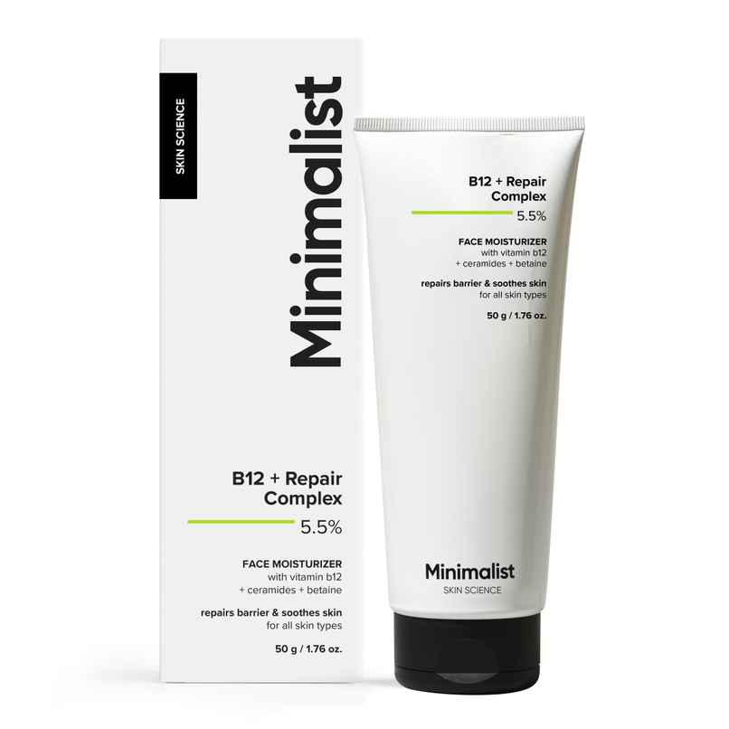 Minimalist Vitamin B12 + Repair Complex 5.5% Face Moisturizer