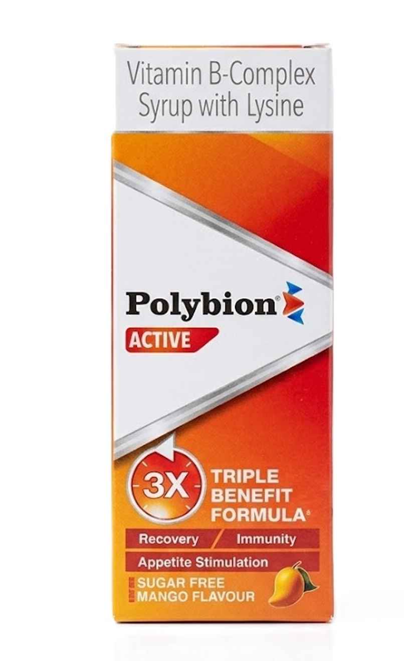 Polybion Active Mango Flavour Sugar Free Syrup