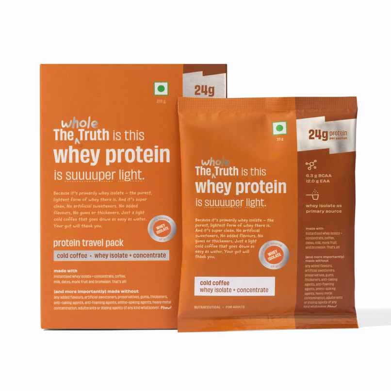 The Whole Truth Cold Coffee Whey Pack Of 6 The Whole Truth Cold Coffee Whey Pack Of 6
