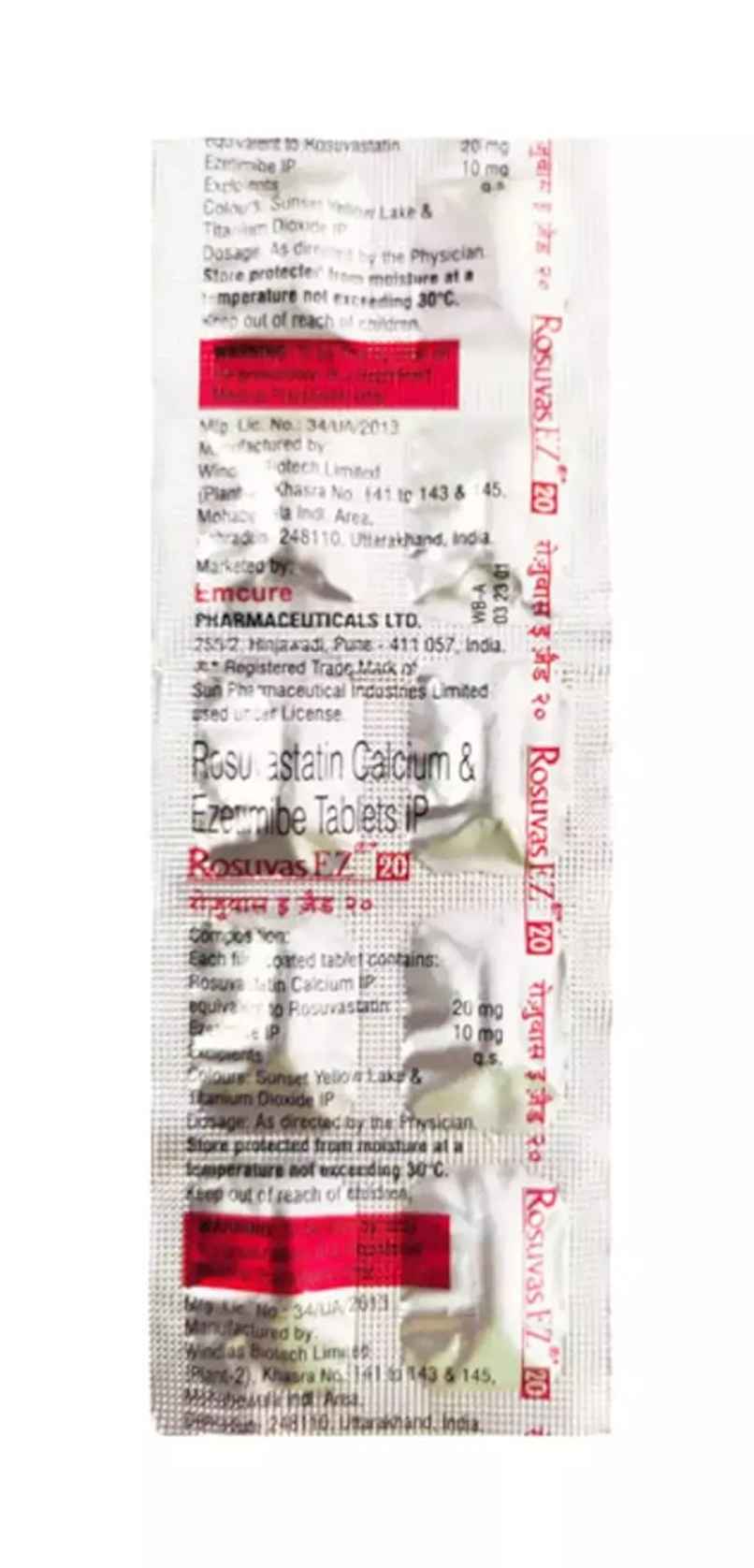 Rosuvas EZ 20 Tablet