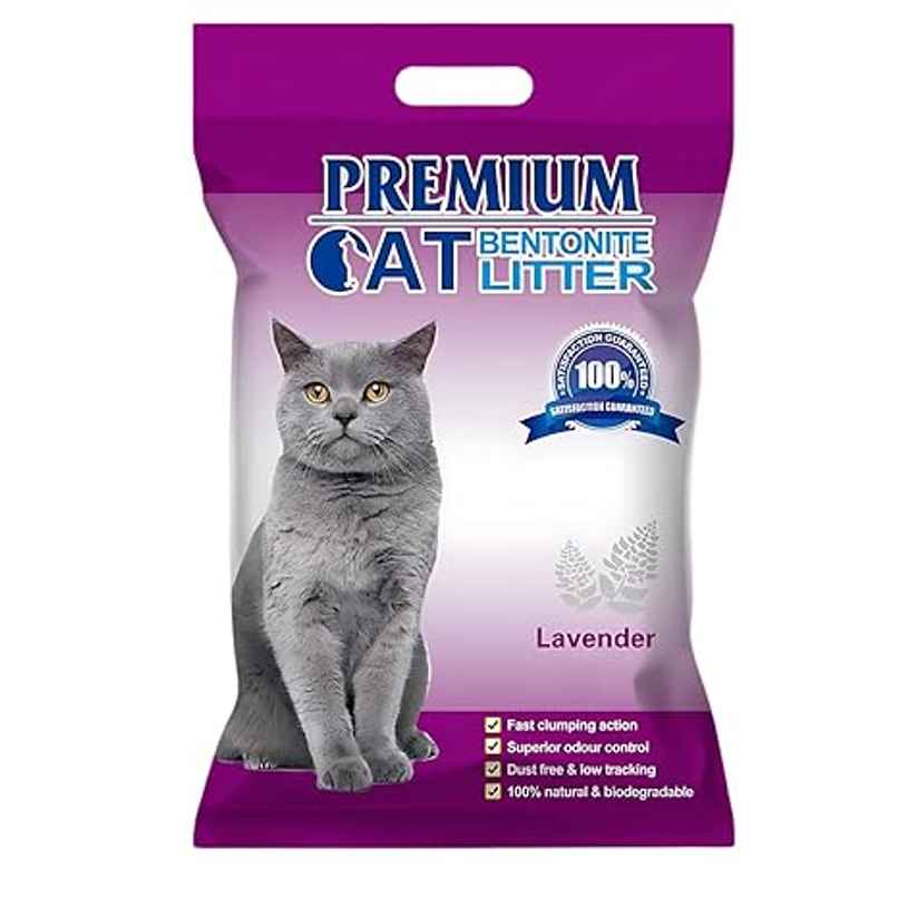 Pets Empire Natural Scoopable Bentonite Ball Cat Litter , Lavender Scent