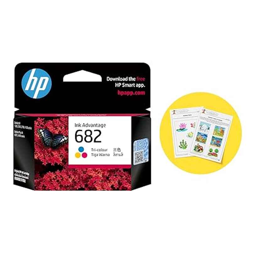 HP 682 Ink Advantage Tri-colour Ink Cartridge