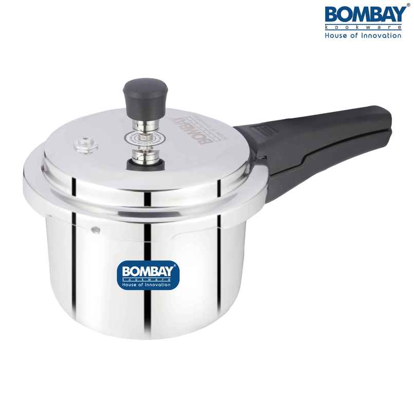 Bombay Kookware Stainless steel Pressure Cooker | 3 L Bombay Kookware Stainless steel Pressure Cooker | 3 L