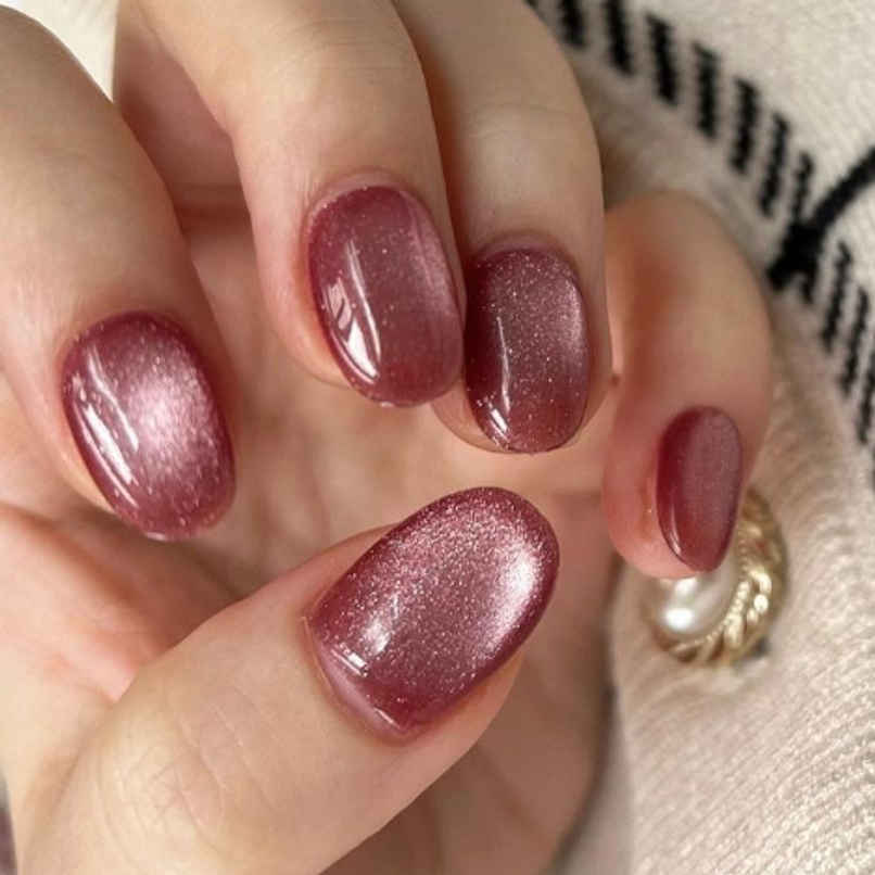 Gush Beauty Nailed It | Reusable Luxury Press On Nails With Application Kit - Redhead Energy Cat Eye