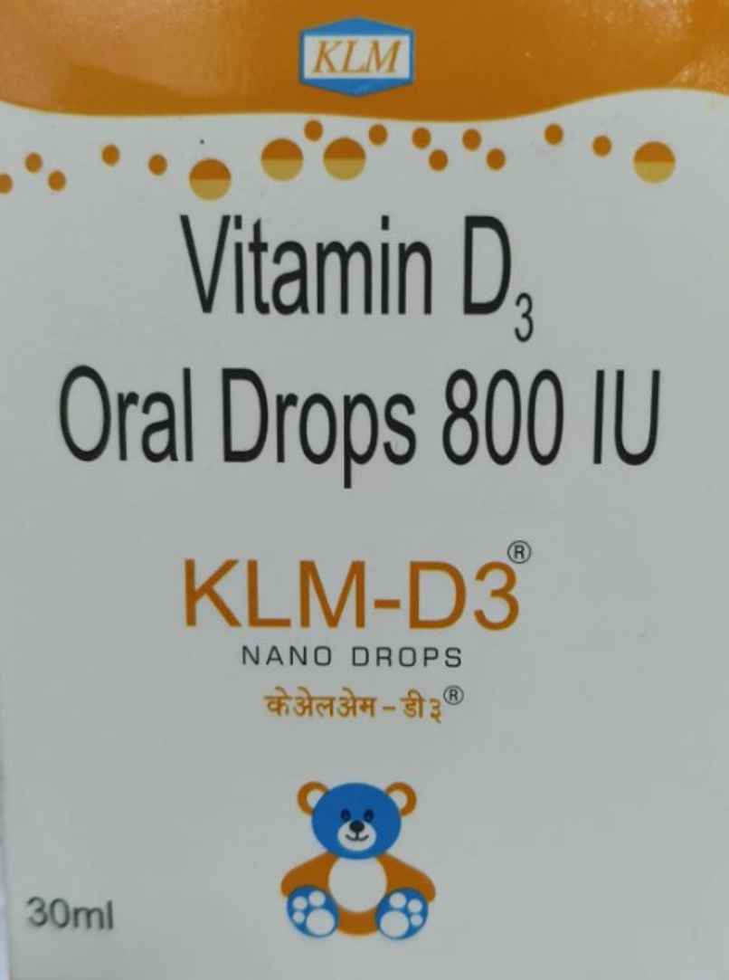 KLM-D3 Nano 800IU Vitamin D3 Drop