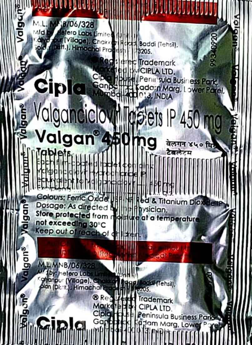 Valgan 450mg Tablet