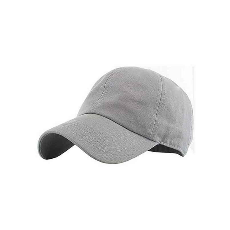 Infispace Pure Cotton Unisex Summer Sports Classic Cap Grey Color Infispace Pure Cotton Unisex Summer Sports Classic Cap Grey Color