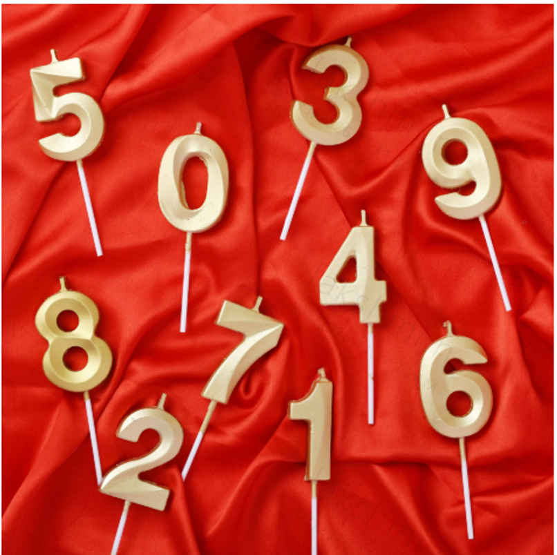 Birthday Number Candles 0-9 Set for Cake Decoration | Propcon