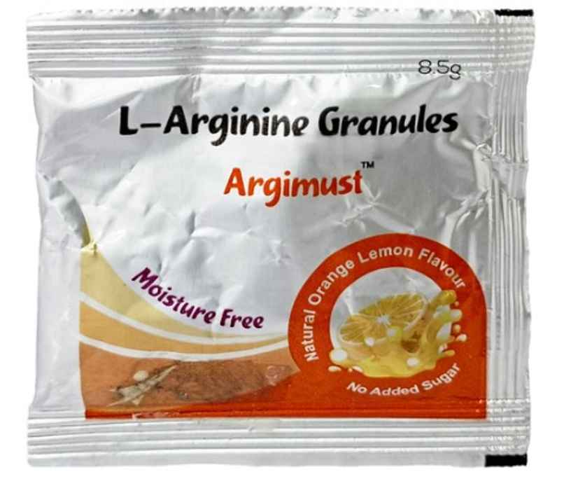 Argimust Natural Orange Lemon Flavour Granules Argimust Natural Orange Lemon Flavour Granules