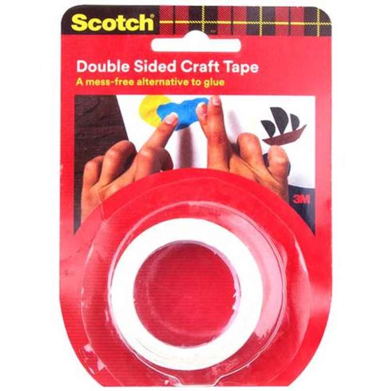 Scotch 3M Double Sided Tape - Foam, Acrylic Transparent Tape | 19 mm x 3 m