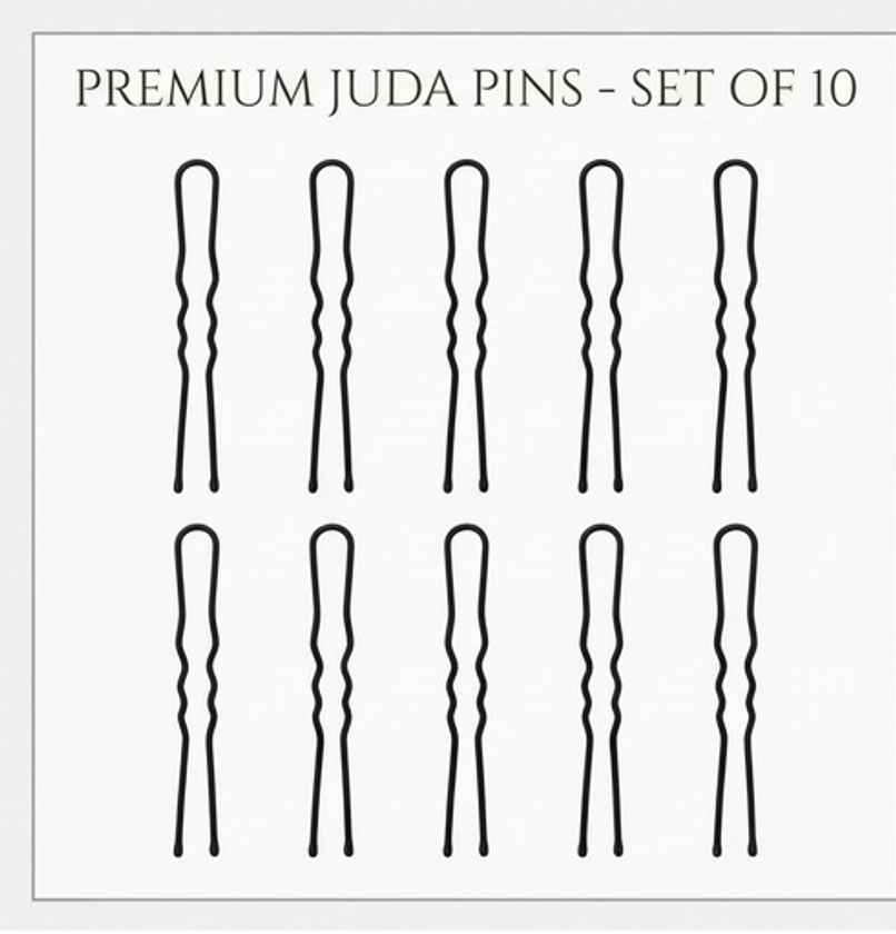 The Opal Factory Hair Accessories | Essentials Juda Pin Mediumfor Girls and Women | Black The Opal Factory Hair Accessories | Essentials Juda Pin Mediumfor Girls and Women | Black