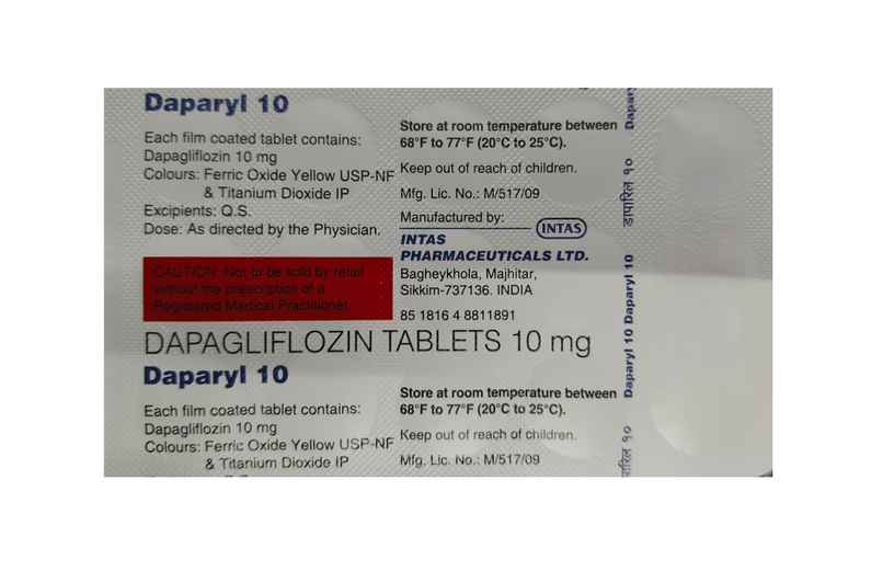 Daparyl 10 Tablet