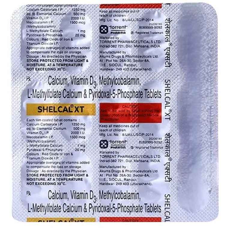 Shelcal XT Vitamin(D3) Tablet