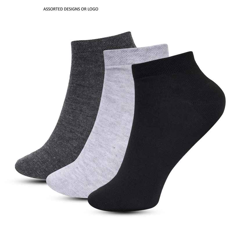 Luxrio Men's Solid Ankle Length Cotton Socks | SCK-6-3-PK-ANKL | Assorted Designs - Free Size Luxrio Men's Solid Ankle Length Cotton Socks | SCK-6-3-PK-ANKL | Assorted Designs - Free Size
