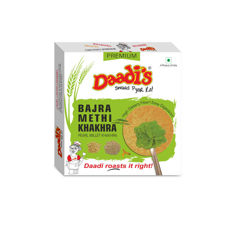 Daadi's Bajra Methi Khakhra  