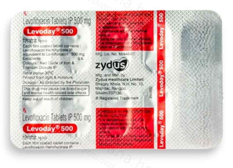 Levoday 500 Tablet