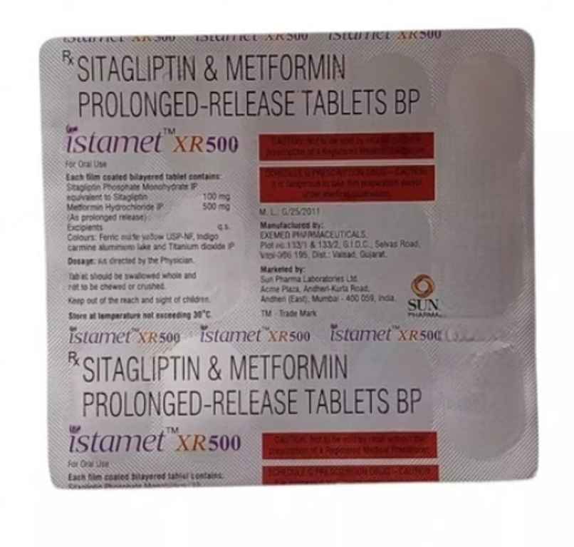 Istamet XR 500 Tablet PR Istamet XR 500 Tablet PR